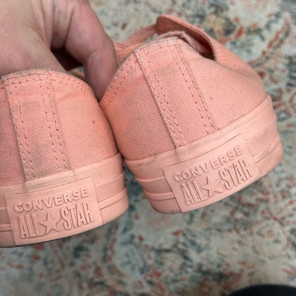 Converse Women's Coral Canvas Sneakers - Picture 2 of 4
